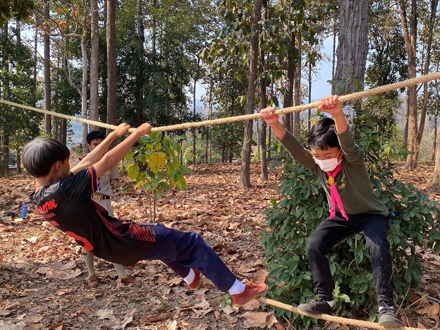 กิจกรรมลูกเสือ-เนตรนารี ประจำปีการศึกษา 2566 ภายใต้โครงการ Girl Guides and Boy Scouts ตะลุยโลกกว้าง