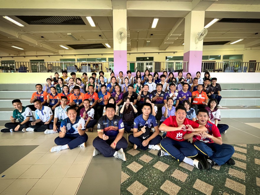 นักเรียนเข้าร่วมโครงการตามแผนปฏิบัติราชการ ประจำปี 2567 เสริมทักษะการเอาตัวรอดเมื่อเกิดสาธารณภัยและฝึกซ้อมแผนการป้องกันและบรรเทาสาธารณภัยในโรงเรียน