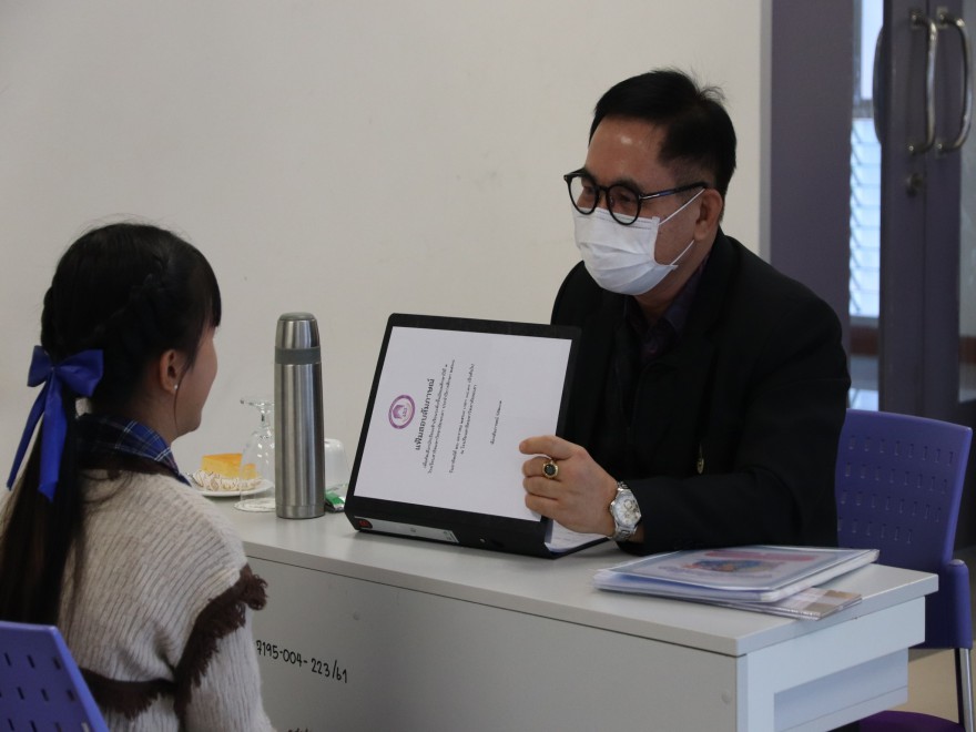 การสอบสัมภาษณ์นักเรียนใหม่ ประจำปีการศึกษา 2568