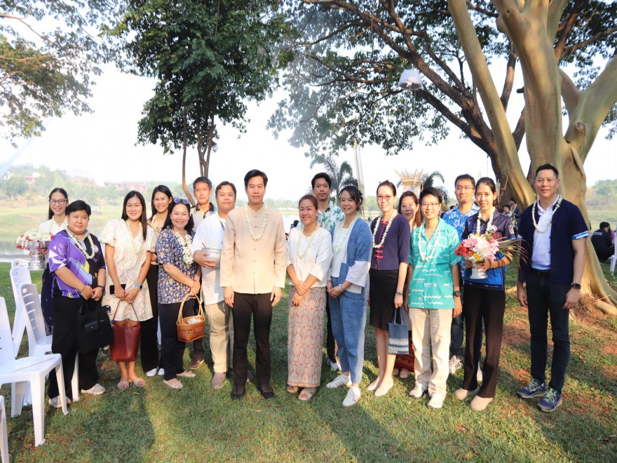 เข้าร่วมพิธีสระเกล้าดำหัวอธิการบดี และผู้อาวุโส มหาวิทยาลัยพะเยา ประจำปี 2568